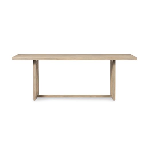 Yvette Woven Rectangle Dining Table (84