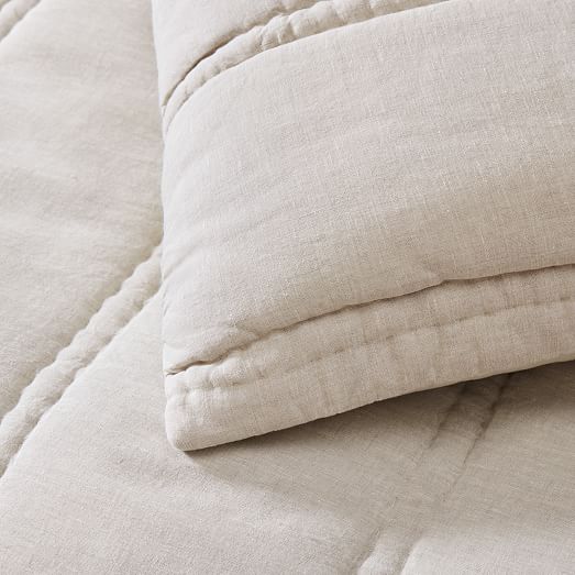 European Flax Linen Comforter West Elm