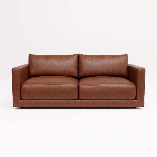 Melbourne Leather Sofa (76"96") West Elm