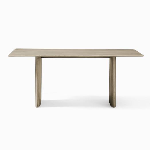 Anton Solid Wood Dining Table Graywashed West Elm