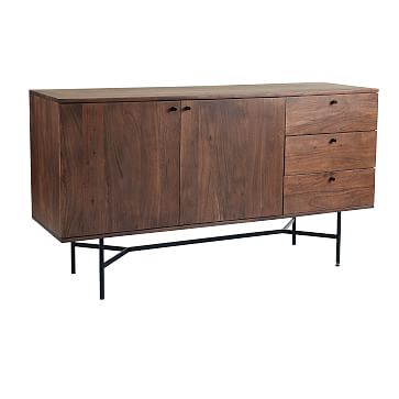 Solid Wood 3-Drawer Buffet (55