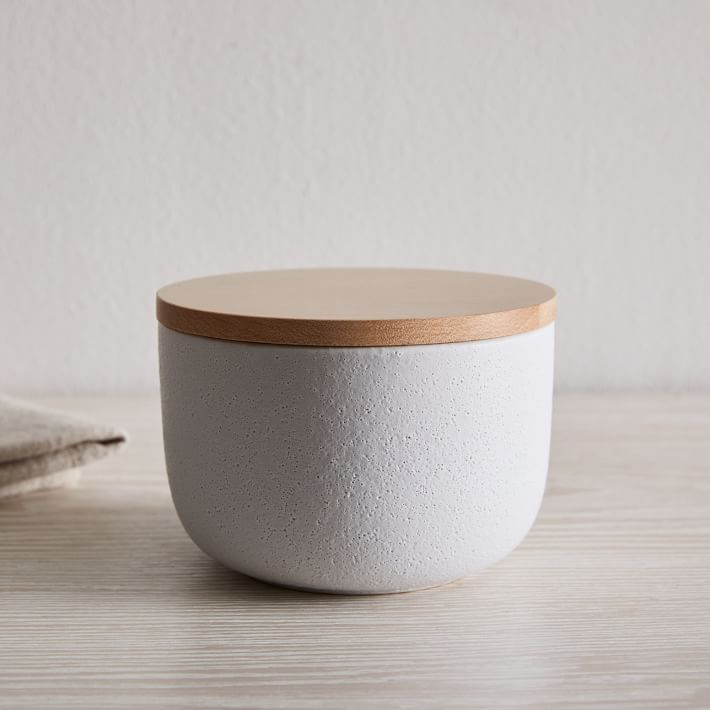 Kaloh Stoneware Kitchen Canisters: extra small