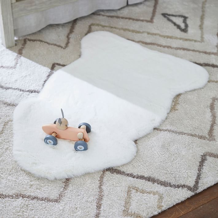 Machine Washable Faux Fur Rug West Elm