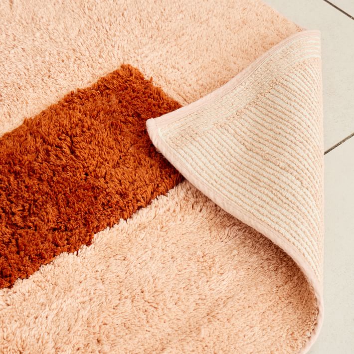 Colorblock Bath Mat Runner | West Elm