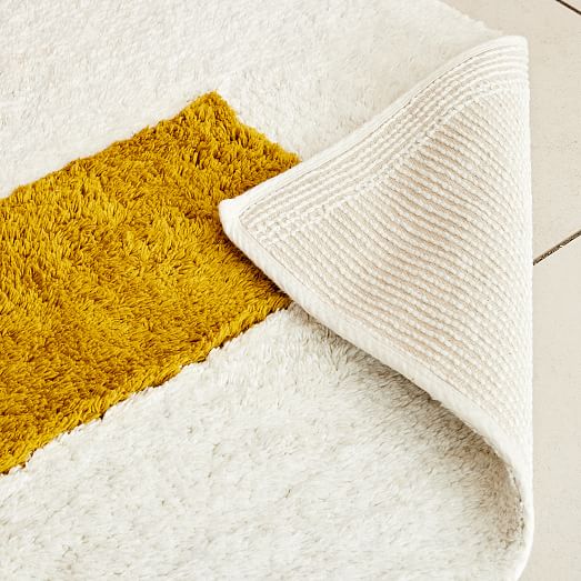 Colorblock Bath Mat Runner | West Elm