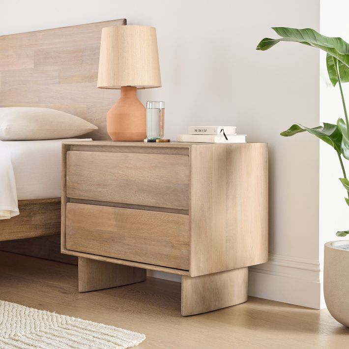 Anton Solid Wood Closed Grand Nightstand (28") West Elm