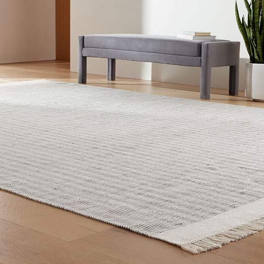 Interlaced Stripe Outdoor Rug | West Elm