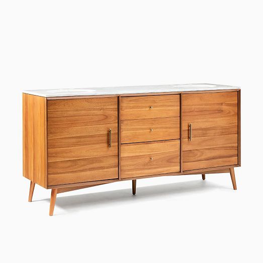 MidCentury Double Bathroom Vanity (63"72") Acorn West Elm