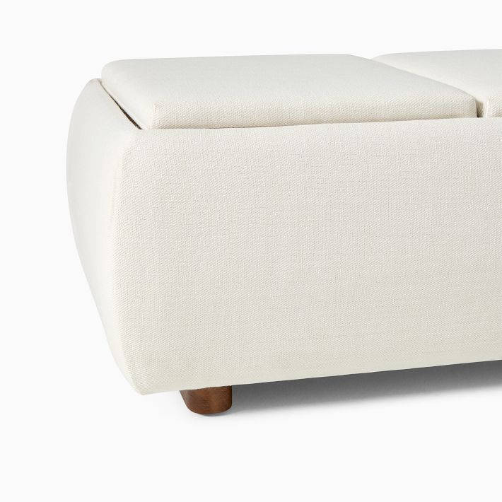 Bowman Storage Ottoman West Elm
