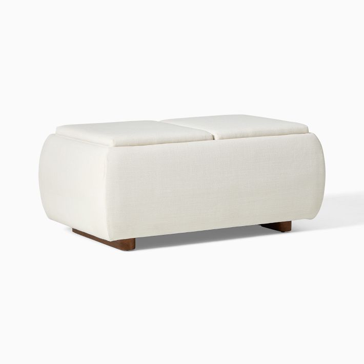 Bowman Storage Ottoman West Elm