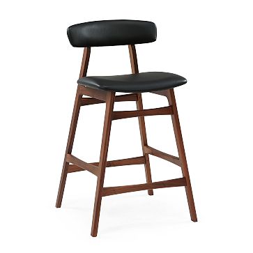 Roebling Leather Counter Stool | West Elm