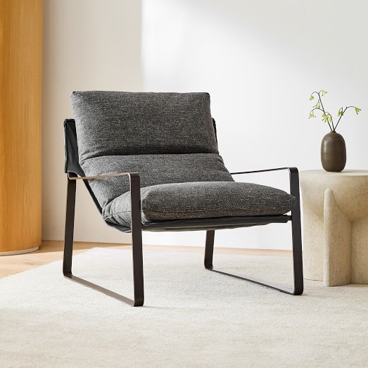 Metal Frame Sling Chair West Elm