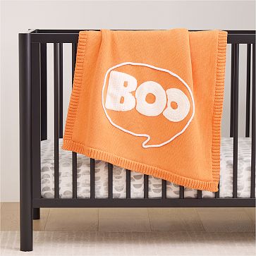 Ed Emberley BOO Baby Blanket West Elm