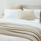 Cotton Velvet Pick Stitch Quilt & Shams | West Elm