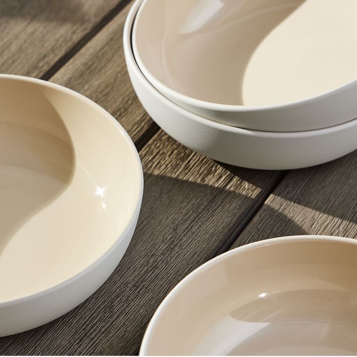 Organic Porcelain Pasta Bowl Sets