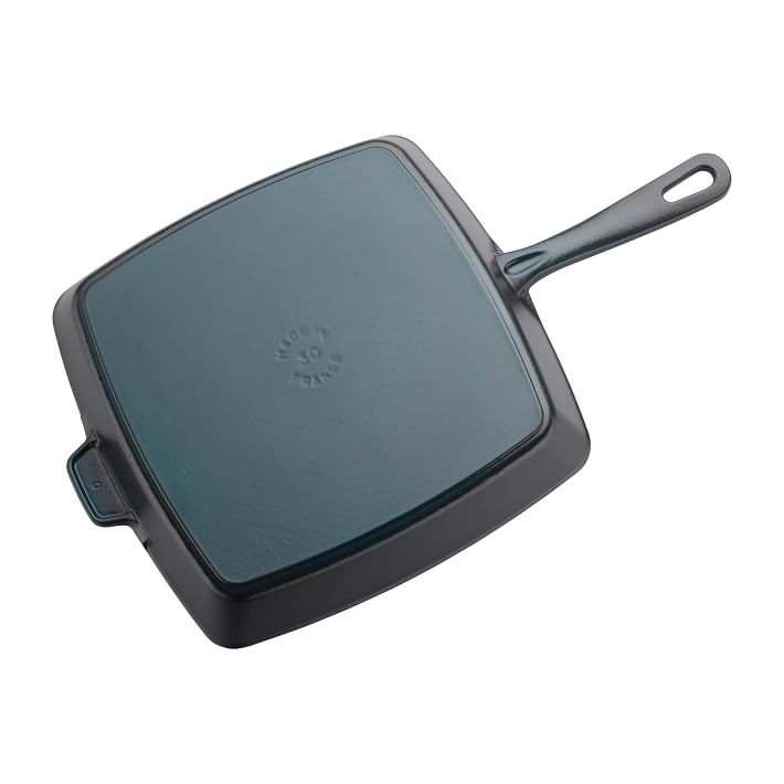 Best Buy: Staub Cast Iron 10-inch Square Grill Pan Graphite Grey