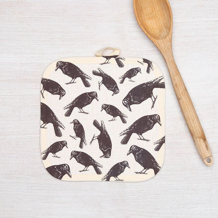 Crow Oven Mitt