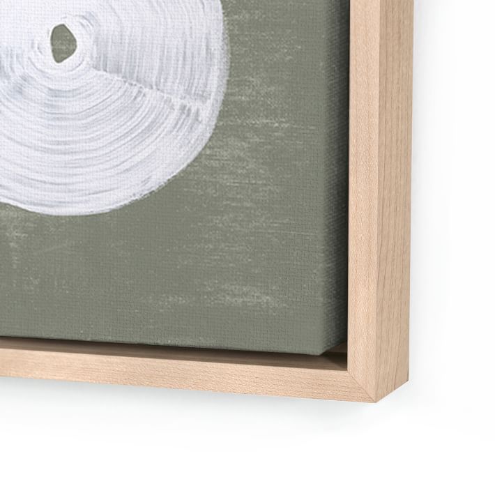 Green Two Rounded Framed Wall Art by Black Bird Art Co. | West Elm