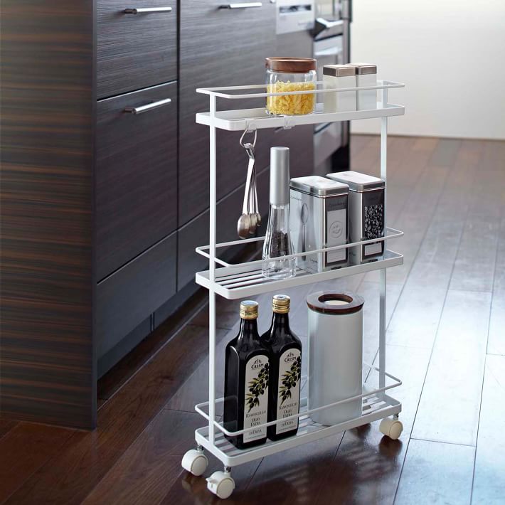 Yamazaki Slim Rolling Storage Cart | West Elm