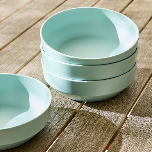 Modern Melamine Outdoor Pasta Bowl Sets West Elm