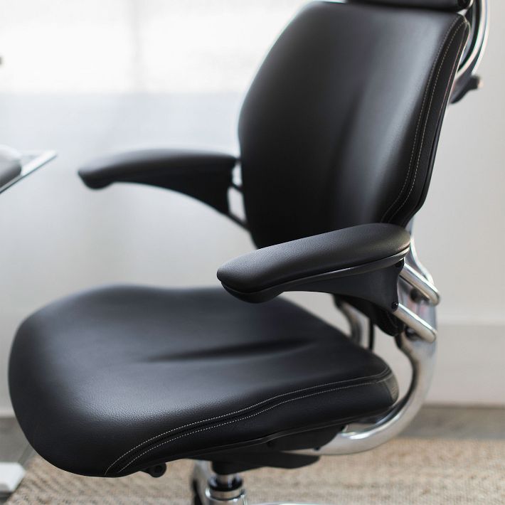 Custom Humanscale Freedom Task Chair in Leather