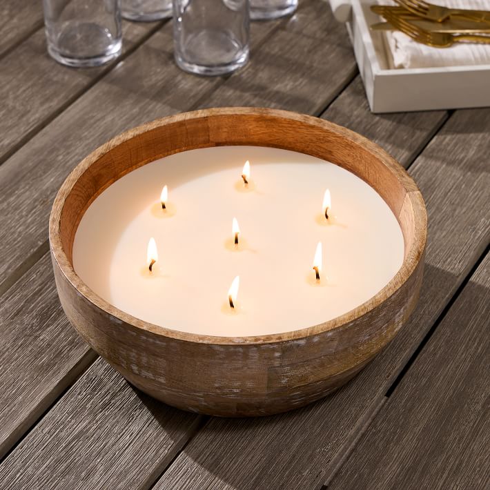 Wood Filled Candle West Elm
