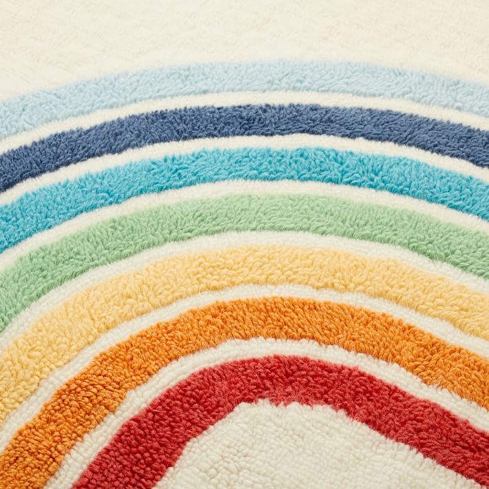 Rainbow Shaped Kids Bath Mat