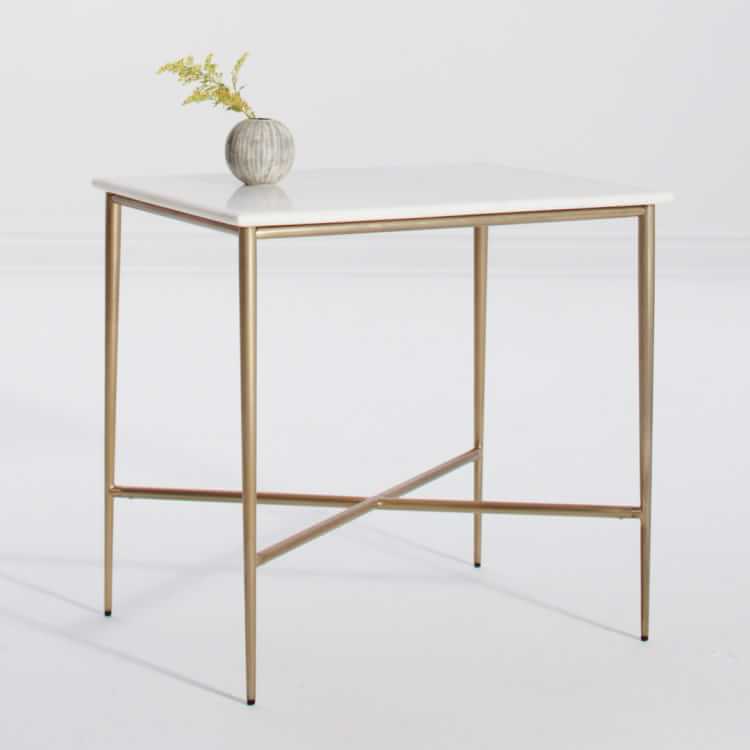 Neve Marble Side Table West Elm