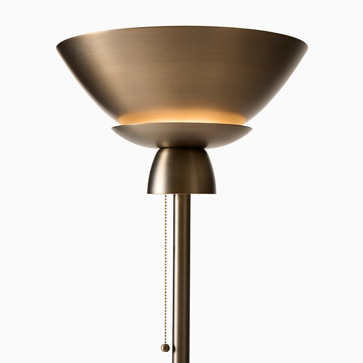 Colin King Torchiere Floor Lamp (72") | West Elm