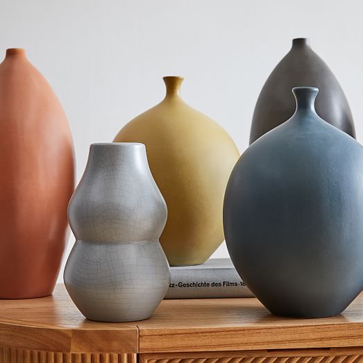 Crackle Glaze Ceramic Vases | West Elm