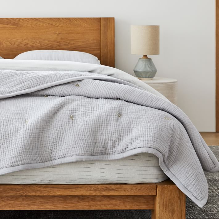 Dreamy Gauze Cotton Quilt & Shams West Elm