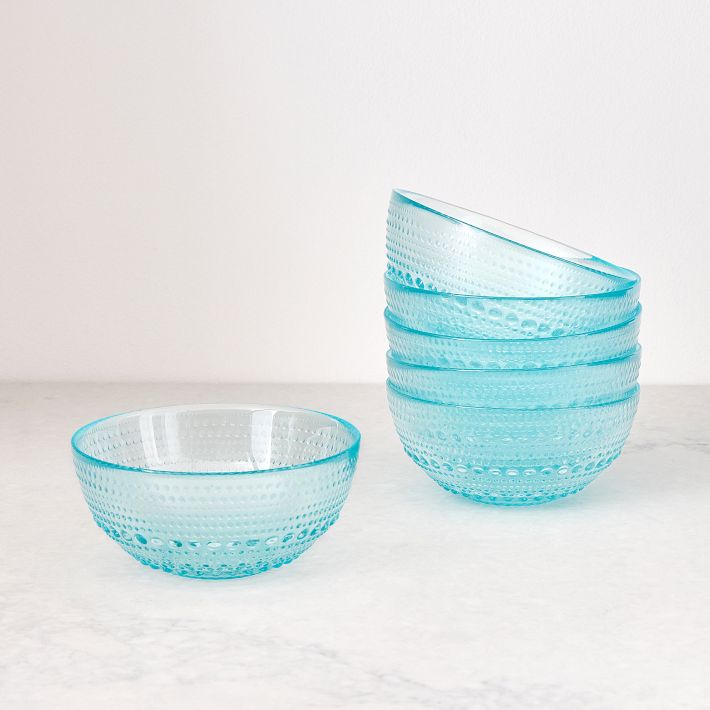 Jupiter Beaded Glass Cereal Bowls - Set of 6