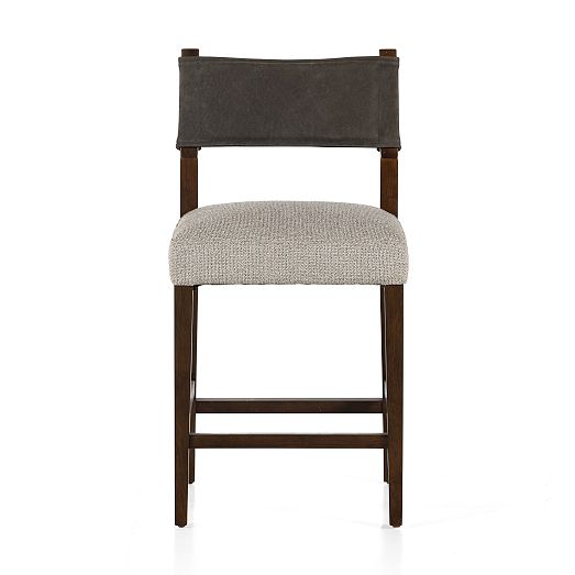 Leather-Backed Bar & Counter Stools | West Elm