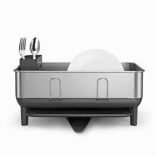 Simplehuman Kitchen Compact Steel Frame Dish Rack West Elm   Simplehuman Kitchen Compact Steel Frame Dish Rack C 