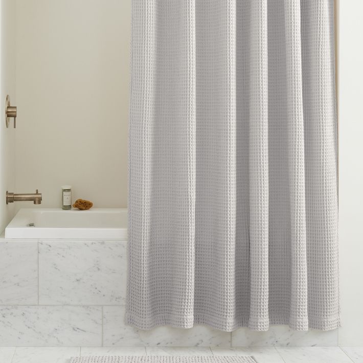 Modern Shower Curtain White Honeycomb Shape Waterproof Shower Curtains Set  With 12 Hooks Fabric Bathroom Shower Curtain Housewarming Gift 