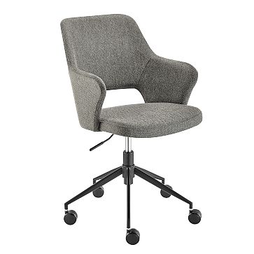 Upholstered Wraparound Office Chair | West Elm