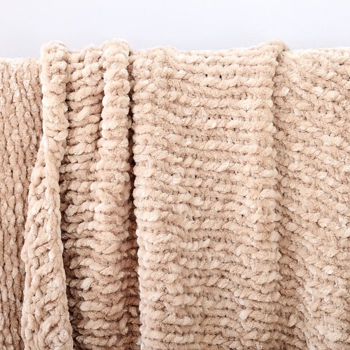 Chunky Luxury Chenille Throw