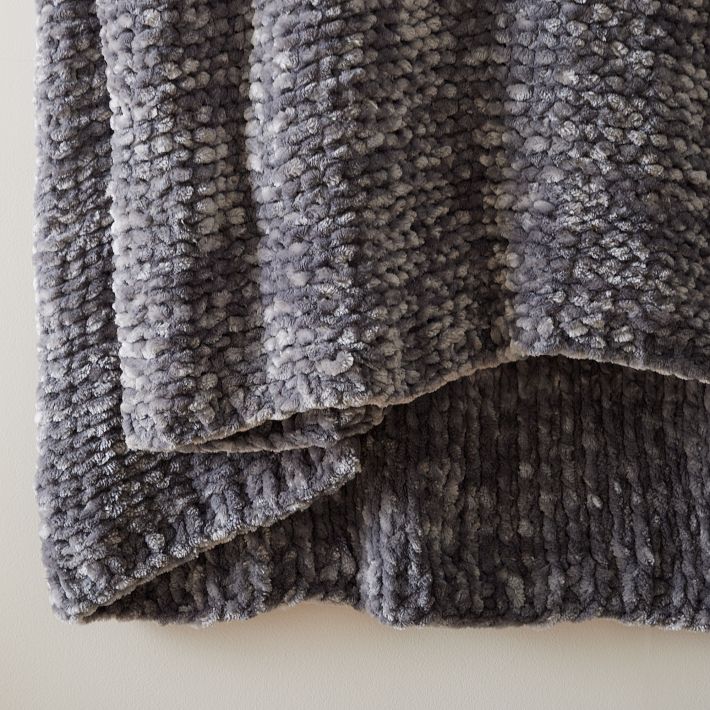 Chunky Luxury Chenille Throw | West Elm