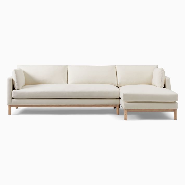 Hargrove 2 Piece Chaise Sectional Sofa With Chaise West Elm