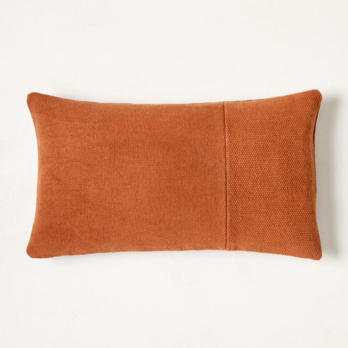 Cotton Canvas Pillow Cover Clearance West Elm
