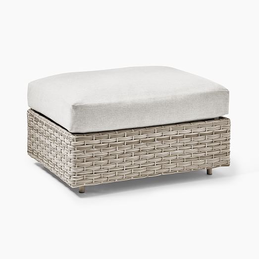 Urban Outdoor Ottoman | West Elm
