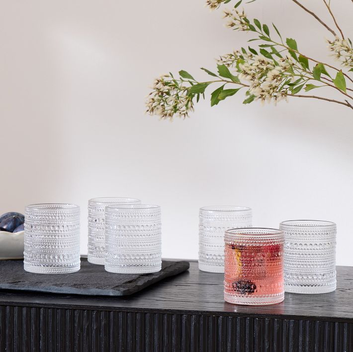GoldArea Drinking Glasses Set of 6, 10oz Vintage Glassware, Glass  Cups,Water Glasses, Glasses Water …See more GoldArea Drinking Glasses Set  of 6, 10oz