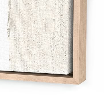 Center Disruption White Framed Wall Art By The Holly Collective | West Elm