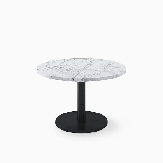 Orbit Faux Marble Extra Large Restaurant Table - Round | West Elm