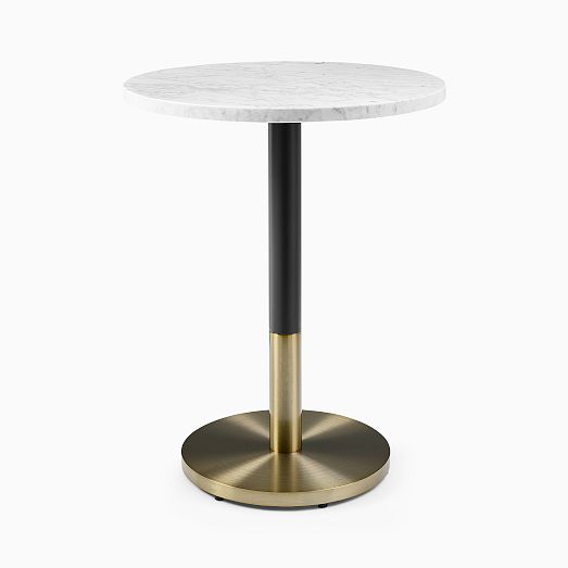 Orbit Restaurant Dining Table - Marble - Round | West Elm