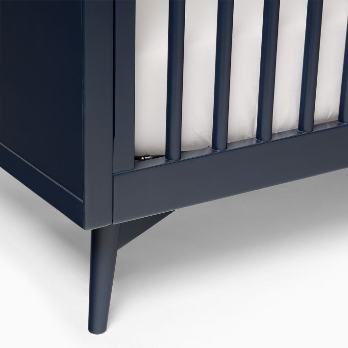 Mid-Century Convertible Baby Crib - Acorn