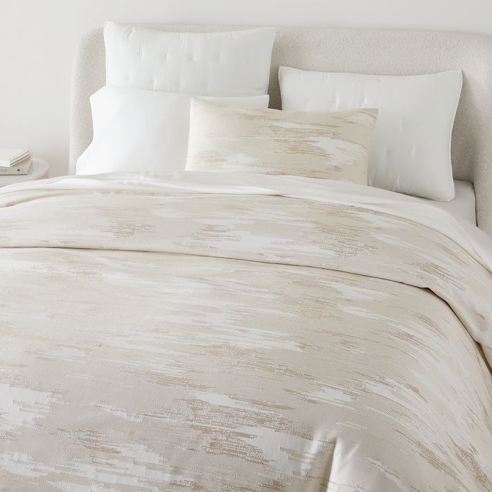 Silky TENCEL™ Jacquard Twill Duvet Cover & Shams West Elm