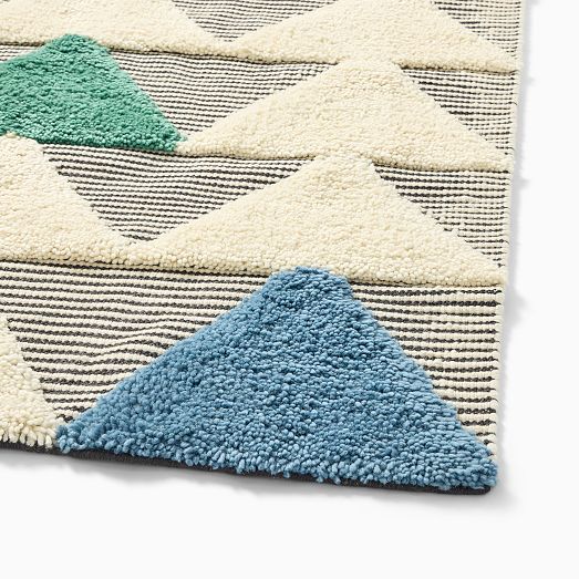 Triangle Shag Rug | West Elm