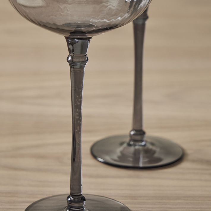 Esme Fluted Wine Glasses West Elm