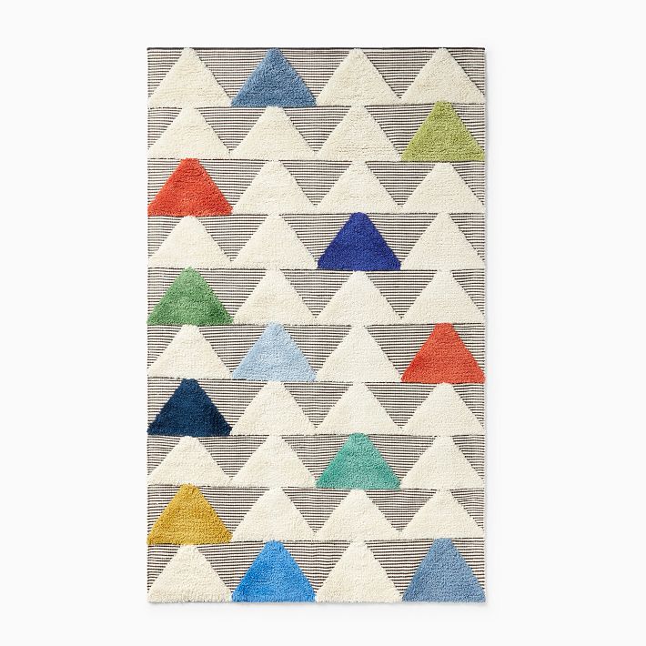 Triangle Shag Rug | West Elm